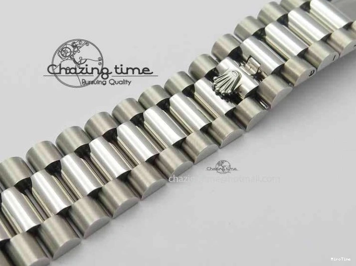 MiroTime 0503 Day Date 40mm SS BP Maker Best Edition Black Dial Diamond Markers On SS Bracelet A Casual 3691